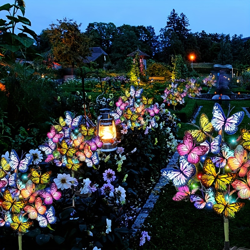 Halo Outdoor Lighting - Solar LED Butterfly Garden Lights Waterproof