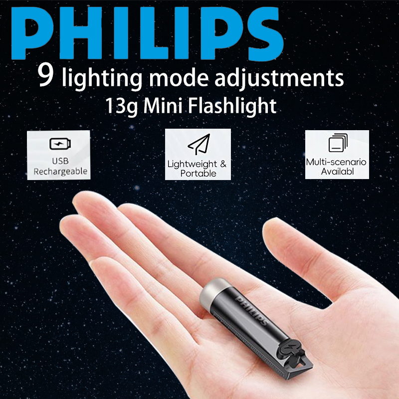 Outdoor Lighting Philips - PHILIPS 2025 NEW SFL1121 EDC Flashlight