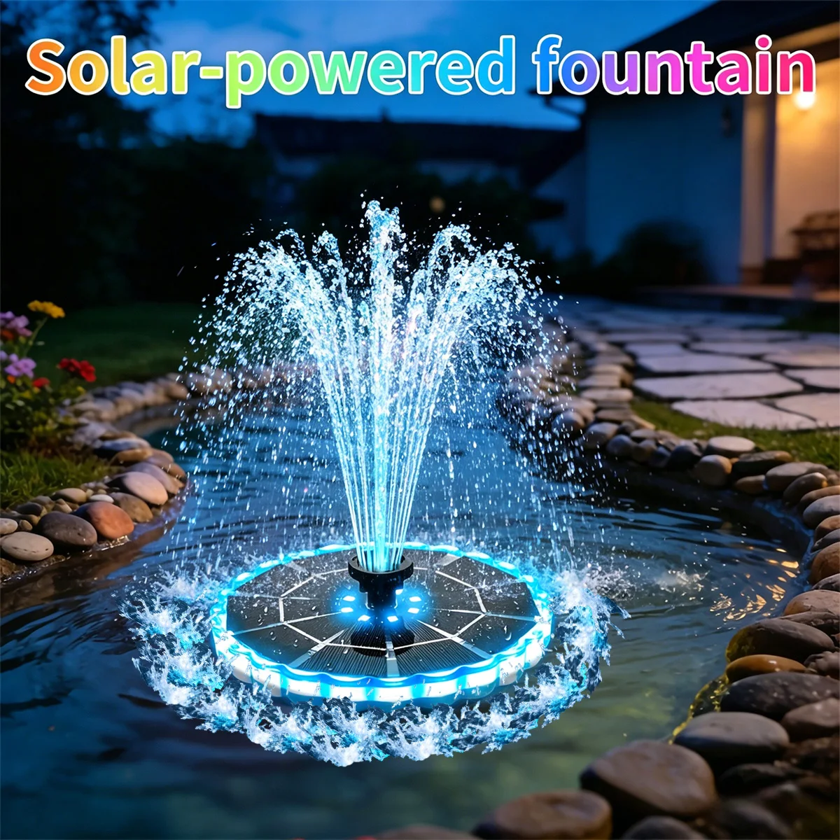 Outdoor Lighting Ground - 3.5W Outdoor Solar Fountain for Garden