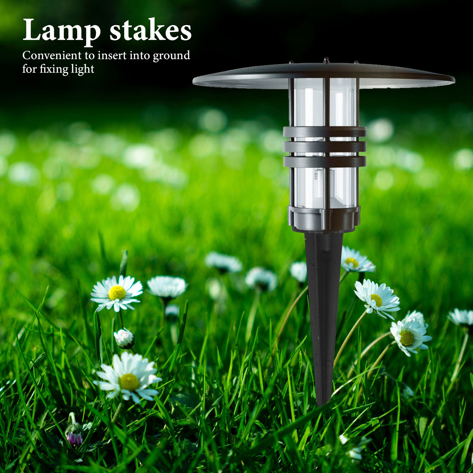 Outdoor Lighting Ground - 6pcs Ground Stakes Aluminum Alloy Landscape