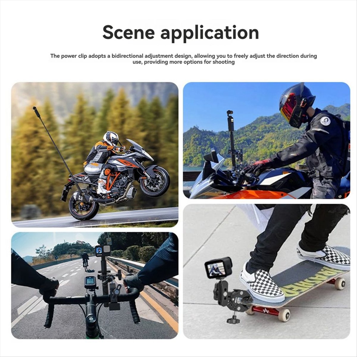 Umbrella Led Clip - DT77 Super Clamp Articulating Magic Arm