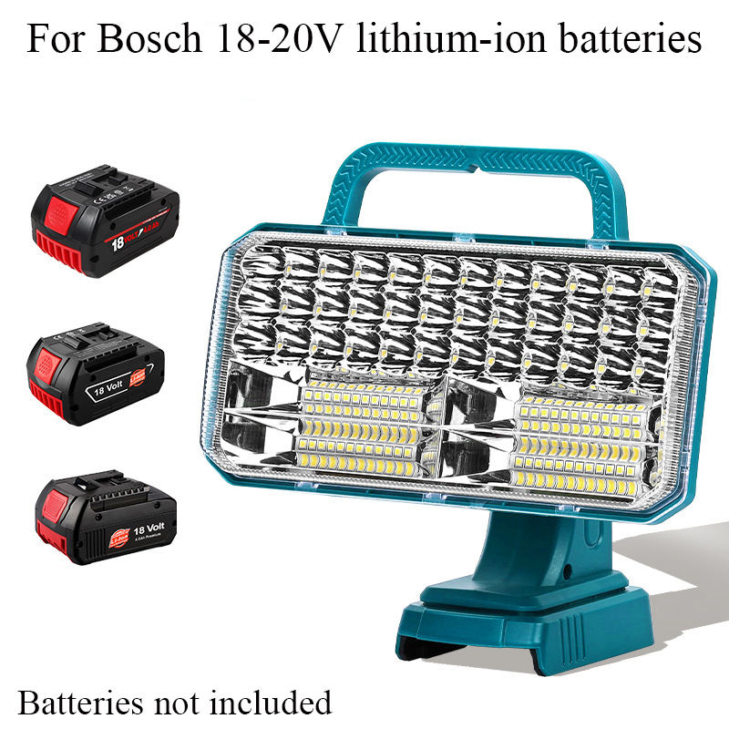 Outdoor Lighting Milwaukee - 4200-Lumen LED WorkLight for Makita/DeWalt/Milwaukee/Bosch/Black&Decker/Craftsman 18-20V
