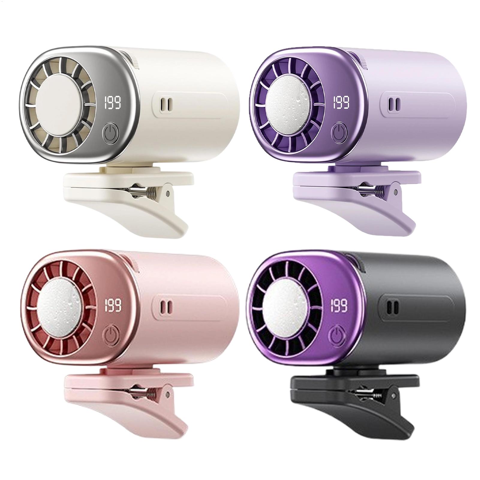 Umbrella Led Clip - Portable Car Clip Fan Mini Portable