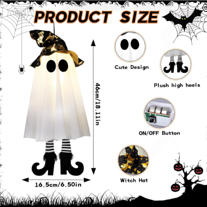 1/3pcs Halloween LED Light Up  - Outdoor Lighting On House ulasan dan harga