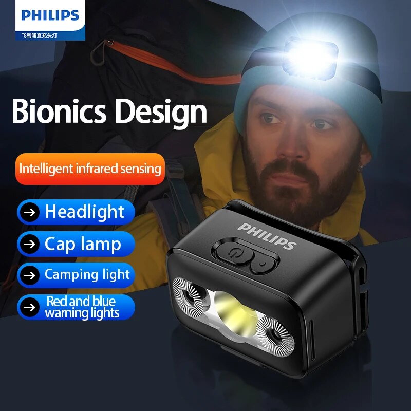 PHILIPS LED Headlamp Sensor He - Outdoor Lighting Philips ulasan dan harga