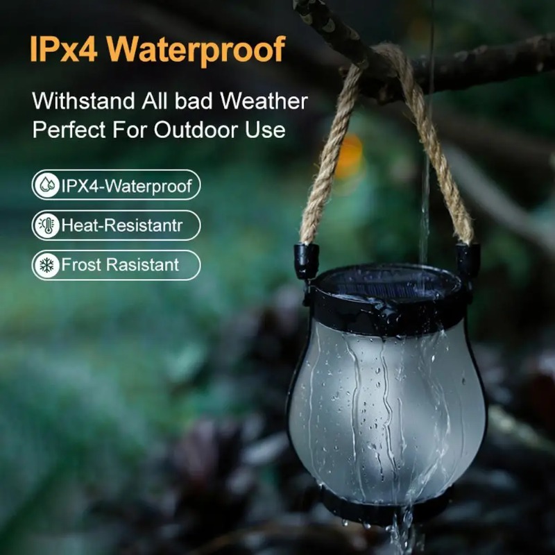 Solar Flame Lamp USB Rechargea - Outdoor Lighting Ground ulasan dan harga