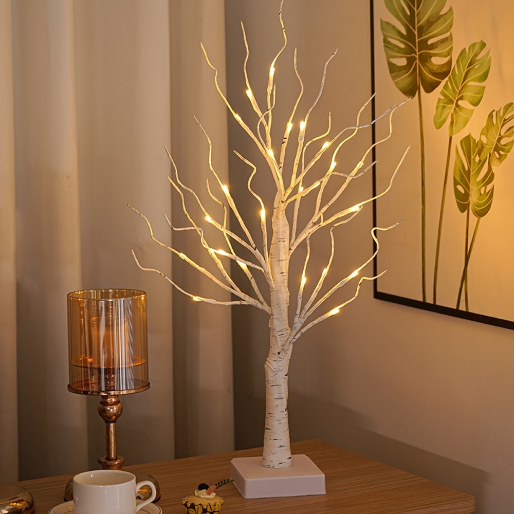 LED Illuminated Birch Tree Lig - Outdoor Lighting On House ulasan dan harga