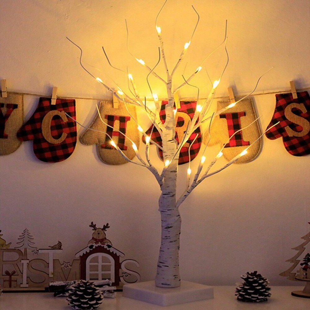 LED Illuminated Birch Tree Lig - Outdoor Lighting On House ulasan dan harga