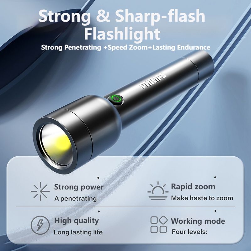Philips LED Flashlight With US - Outdoor Lighting Philips ulasan dan harga