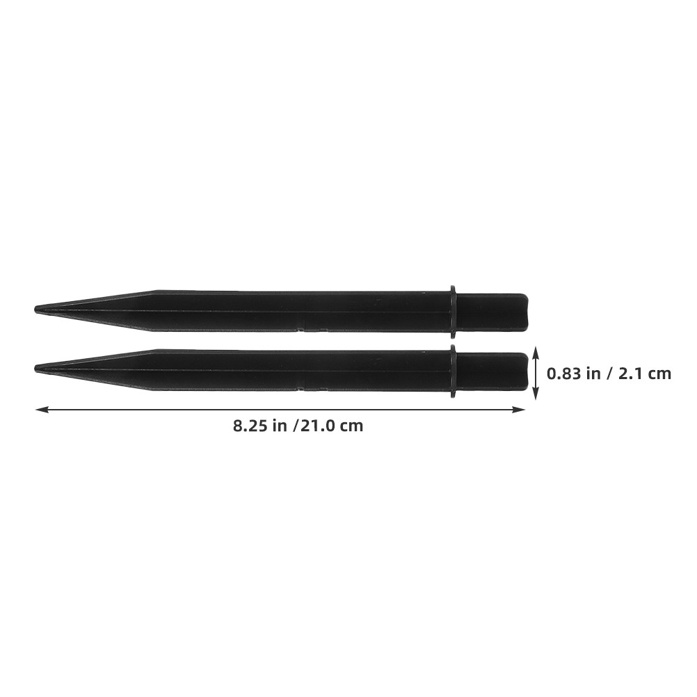 15Pcs Black Ground Stakes for  - Outdoor Lighting Ground ulasan dan harga