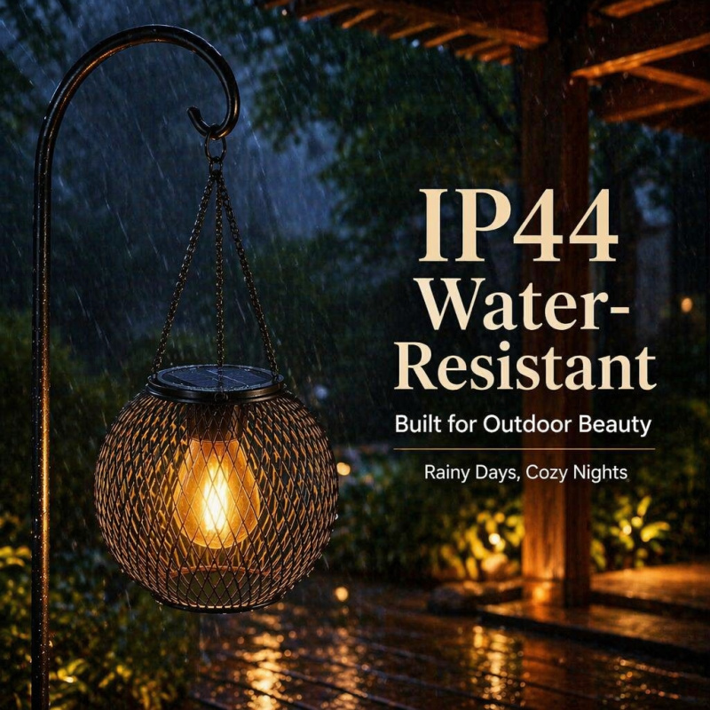 Solar Powered LED Hanging Floo - Outdoor Lighting Ground ulasan dan harga