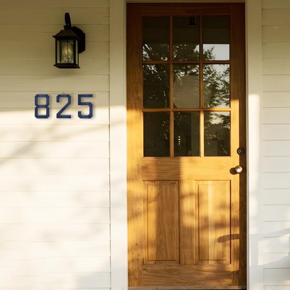 Solar Address Number Sign, LED - Outdoor Lighting On House ulasan dan harga