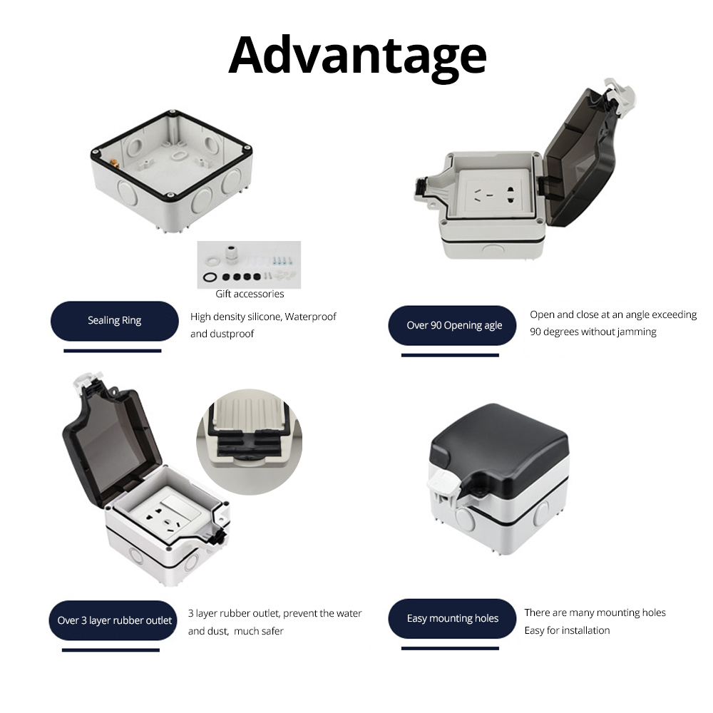 Wallpad IP66 Dustproof Waterpr - Outdoor Lighting Switch ulasan dan harga