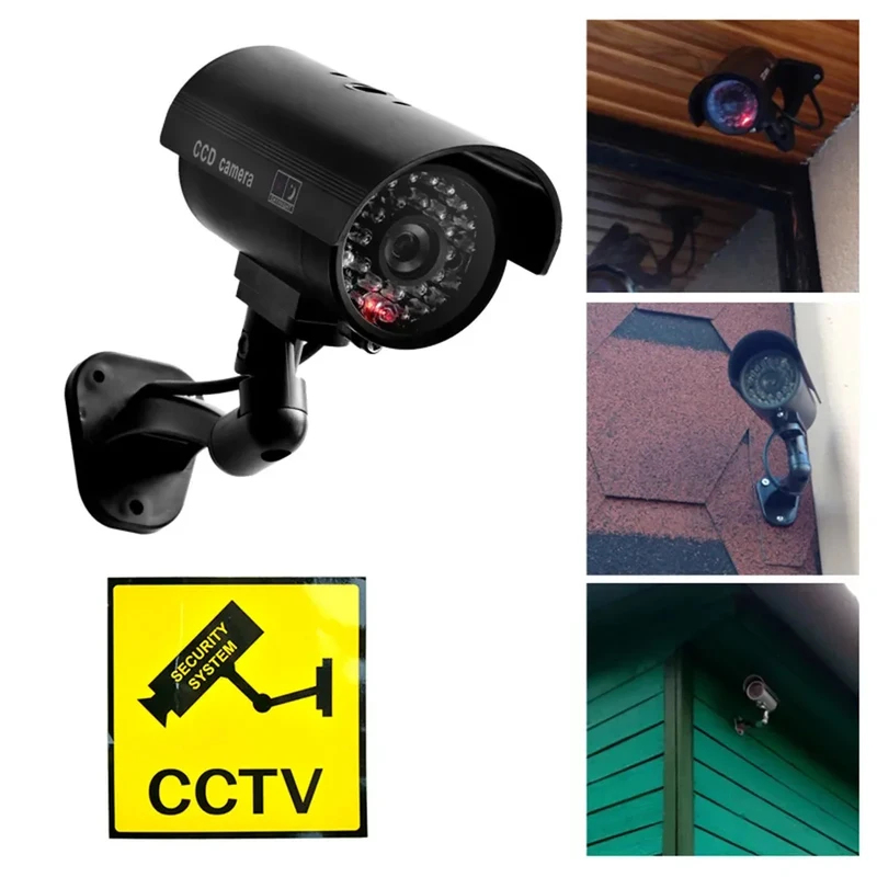 Simulation Fake Bullet Camera  - Outdoor Lighting On House ulasan dan harga