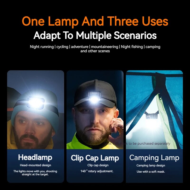 PHILIPS LED Headlamp Sensor He - Outdoor Lighting Philips ulasan dan harga