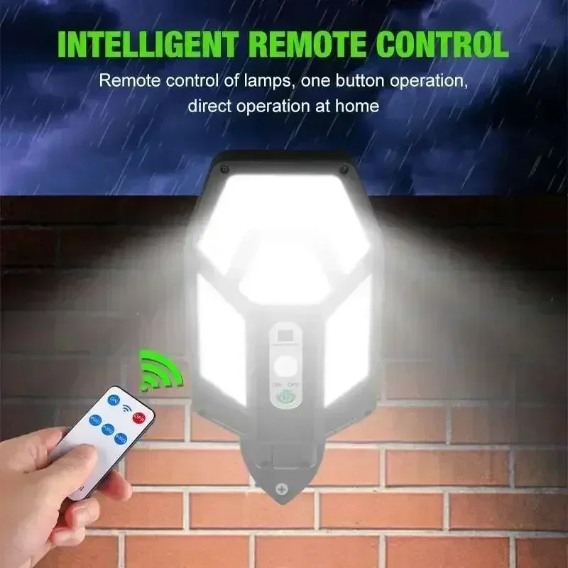 12000LM Powerful Solar Wall La - Outdoor Lighting On House ulasan dan harga
