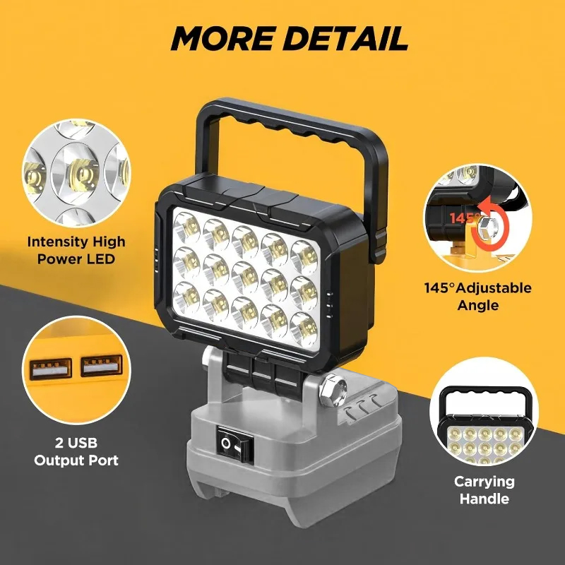 6000 Lumen LED Work Light for  - Outdoor Lighting Milwaukee ulasan dan harga