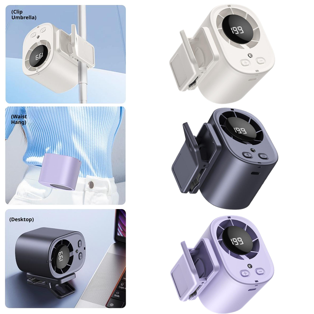 Hands-free Cooling Car Clip Fa - Umbrella Led Clip ulasan dan harga