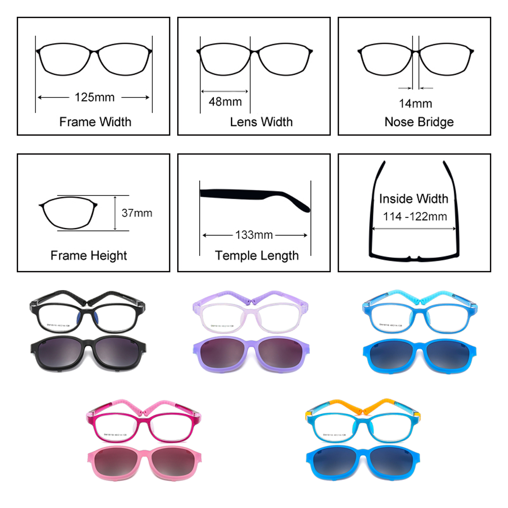 Flexible 2 In 1 Kids Sunglasse - Umbrella Led Clip ulasan dan harga