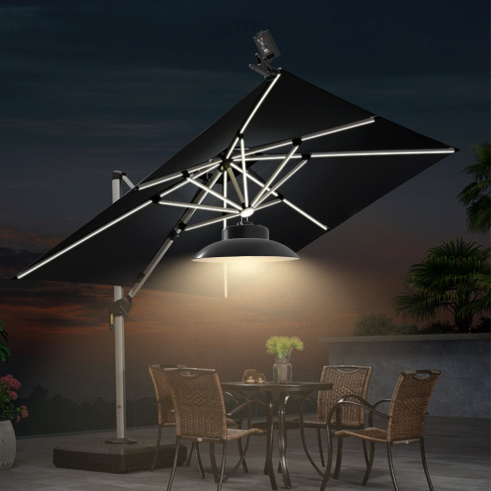 Solar Patio Umbrella Light IP6 - Umbrella Led Clip ulasan dan harga