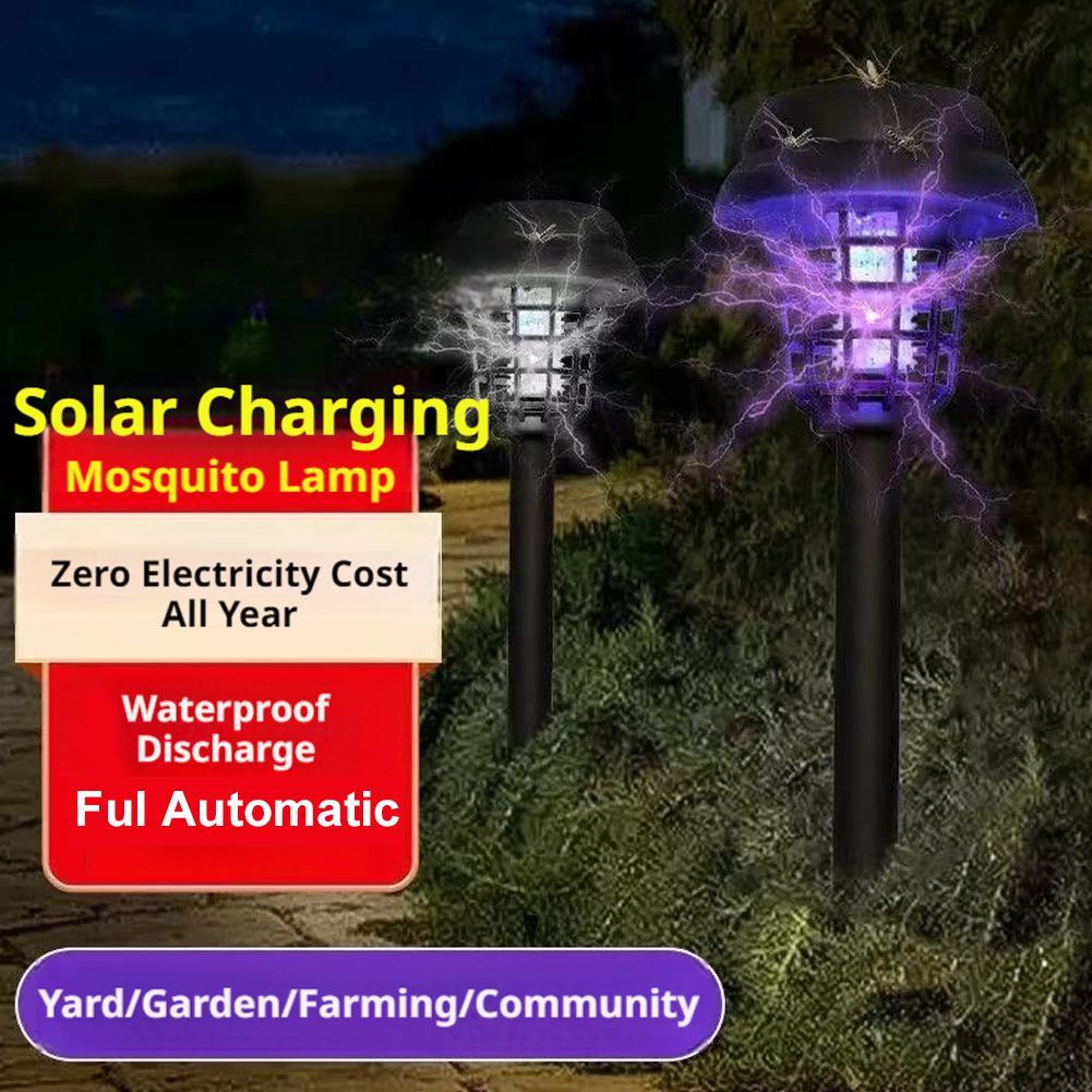4/2/1pcs Solar Mosquito Killer - Halo Outdoor Lighting ulasan dan harga