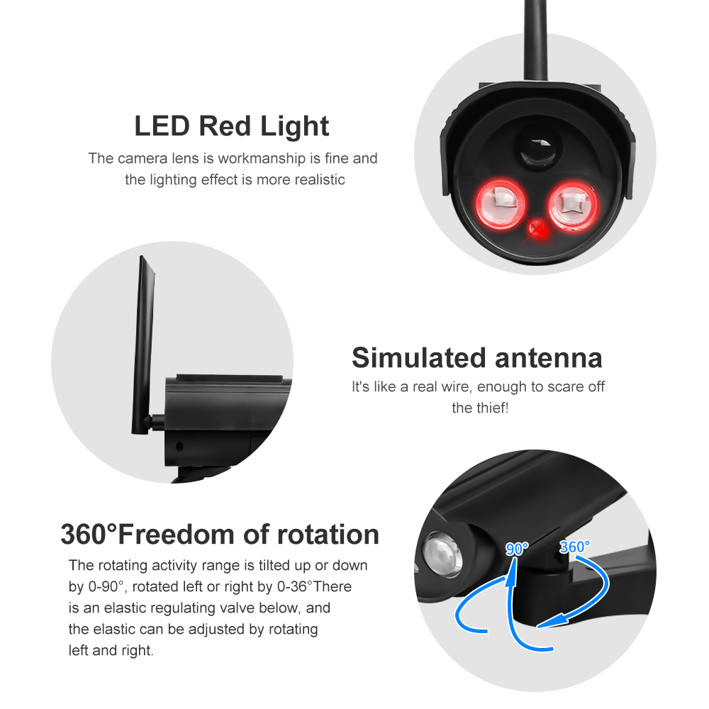 Outdoor Solar Simulation Camer - Outdoor Lighting On House ulasan dan harga