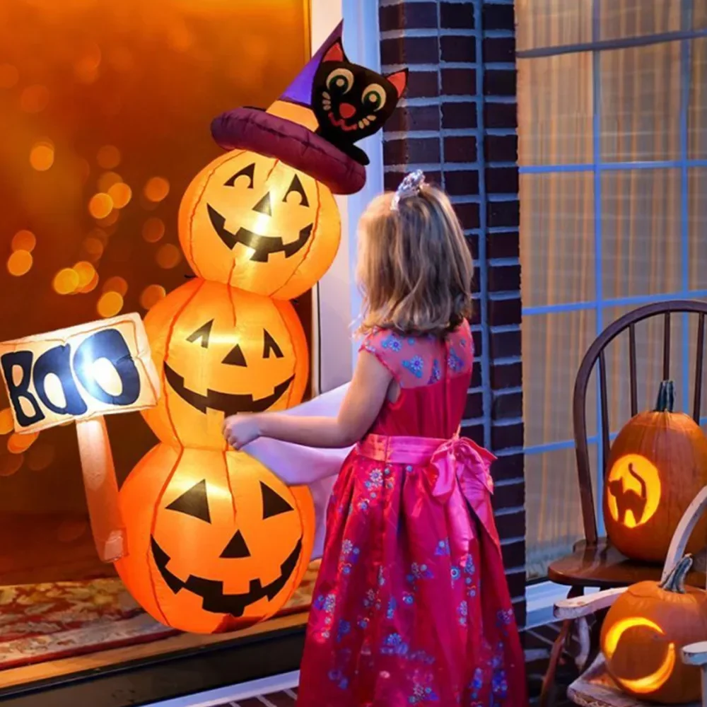 1.6M/5FT Halloween Inflatable  - Outdoor Lighting On House ulasan dan harga
