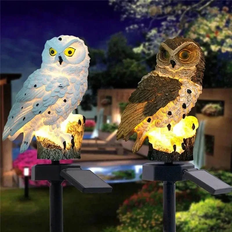 Solar Owl Statue Garden Light  - Outdoor Lighting Ground ulasan dan harga
