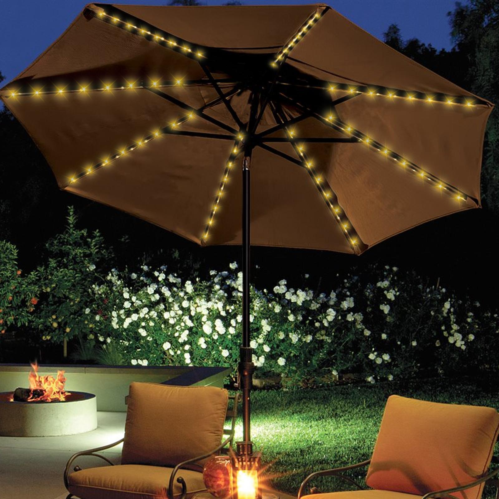 Solar Umbrella String Light 10 - Halo Outdoor Lighting ulasan dan harga