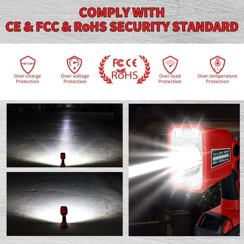 Portable LED Lamp Work Light F - Outdoor Lighting Milwaukee ulasan dan harga