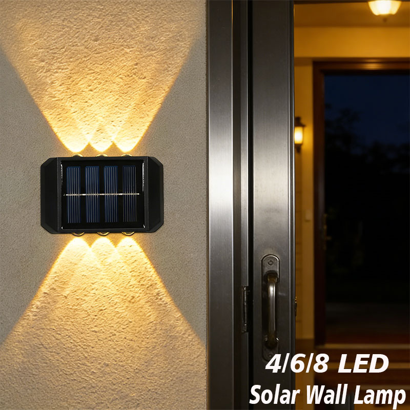 4/6/8 LED Solar Outdoor Light  - Outdoor Lighting On House ulasan dan harga