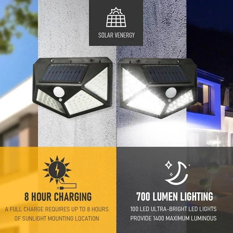 100Led Multifunctional Solar L - Halo Outdoor Lighting ulasan dan harga