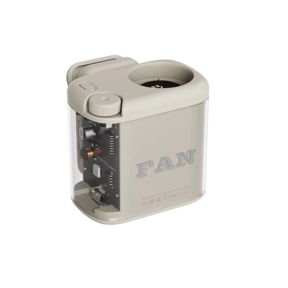 LED Display Wearable Waist Fan - Umbrella Led Clip ulasan dan harga