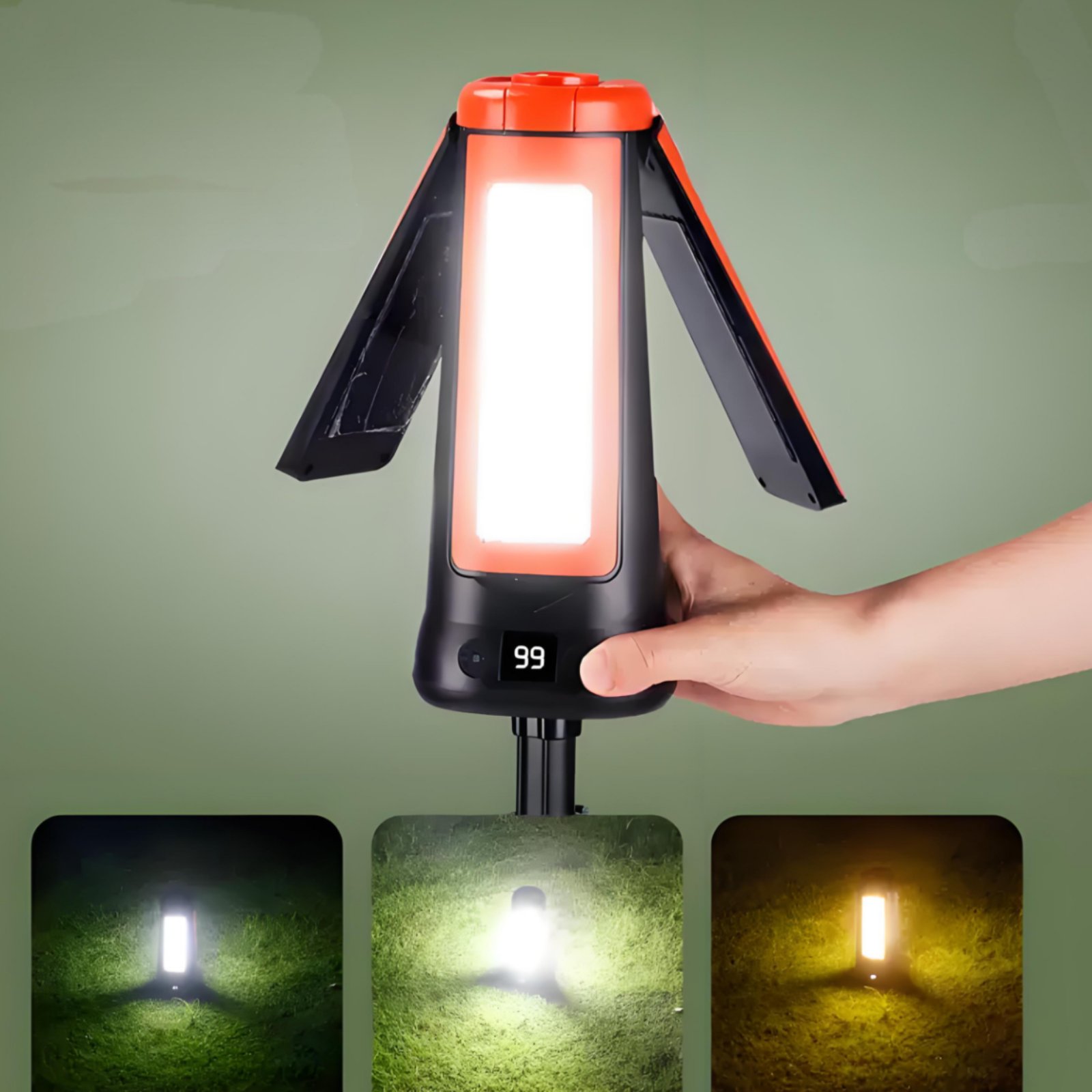 Telescopic Tent Lamp Adjustabl - Outdoor Lighting Portable ulasan dan harga
