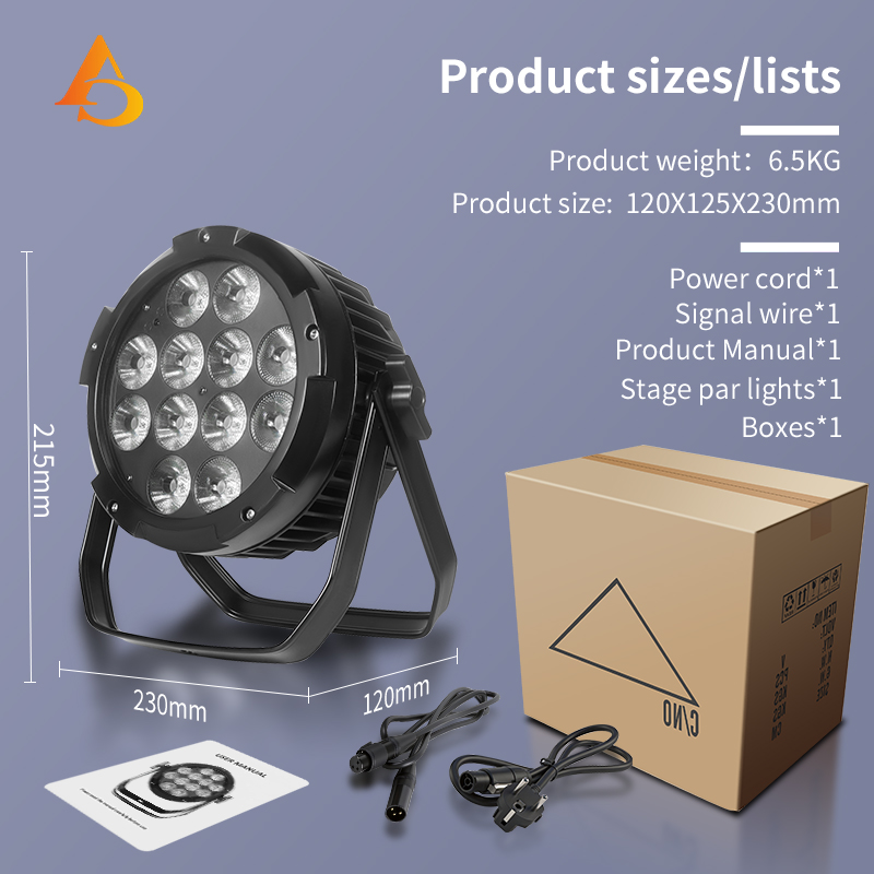 IP65 Waterproof 12X18W 6in1 Ba - Outdoor Lighting On House ulasan dan harga