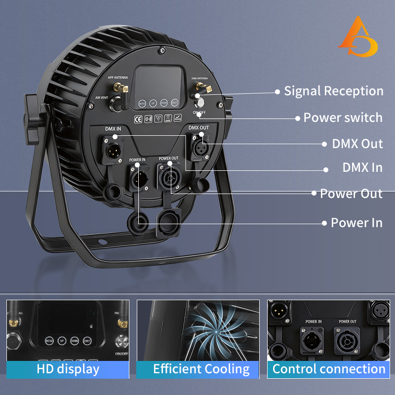 IP65 Waterproof 12X18W 6in1 Ba - Outdoor Lighting On House ulasan dan harga