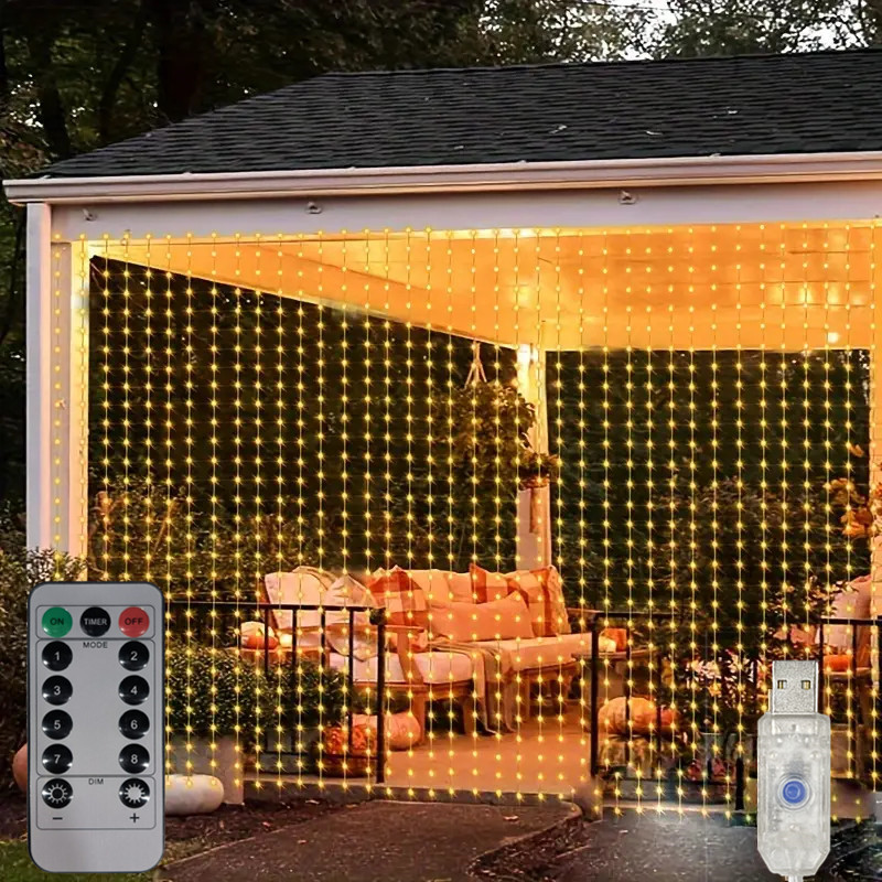 LED Garland Fairy Light Garden - Outdoor Lighting On House ulasan dan harga