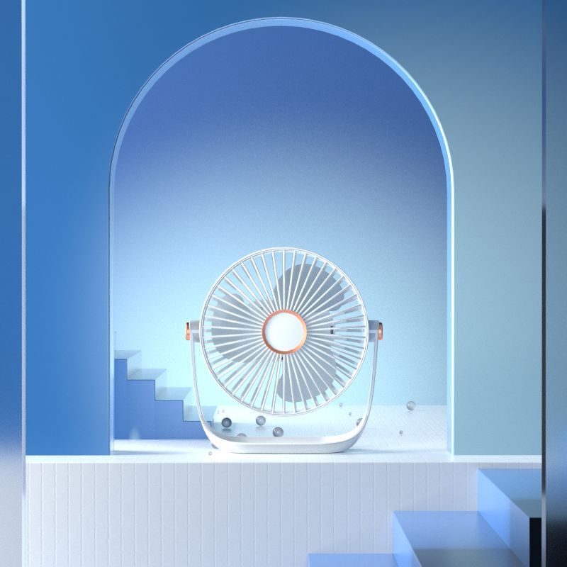 Portable Mini Desktop Fan Ligh - Outdoor Lighting Portable ulasan dan harga