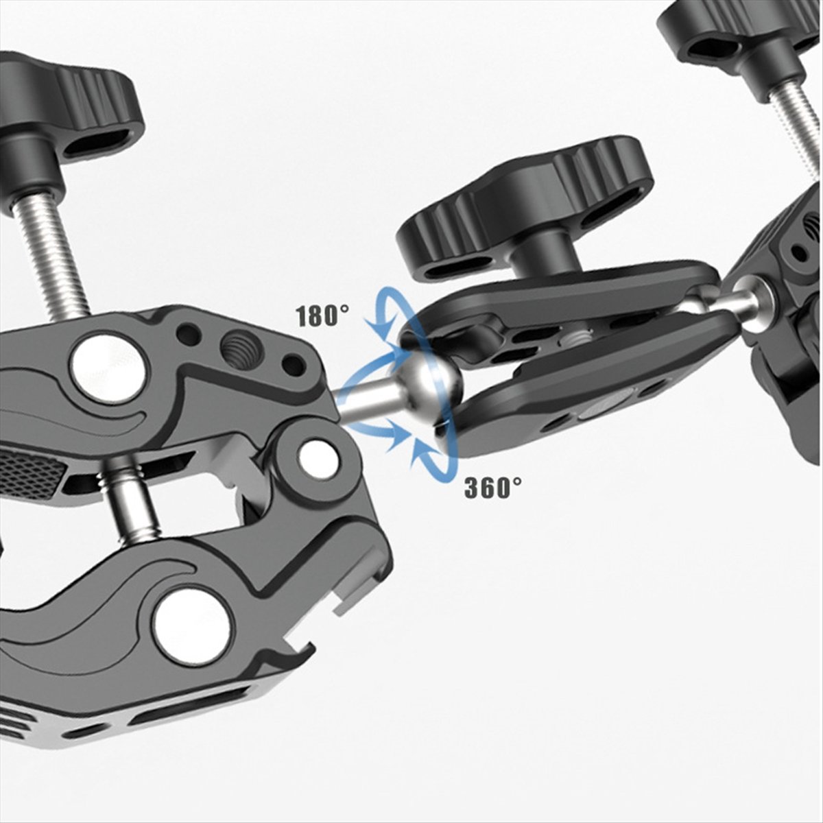 DT77 Super Clamp Articulating  - Umbrella Led Clip ulasan dan harga