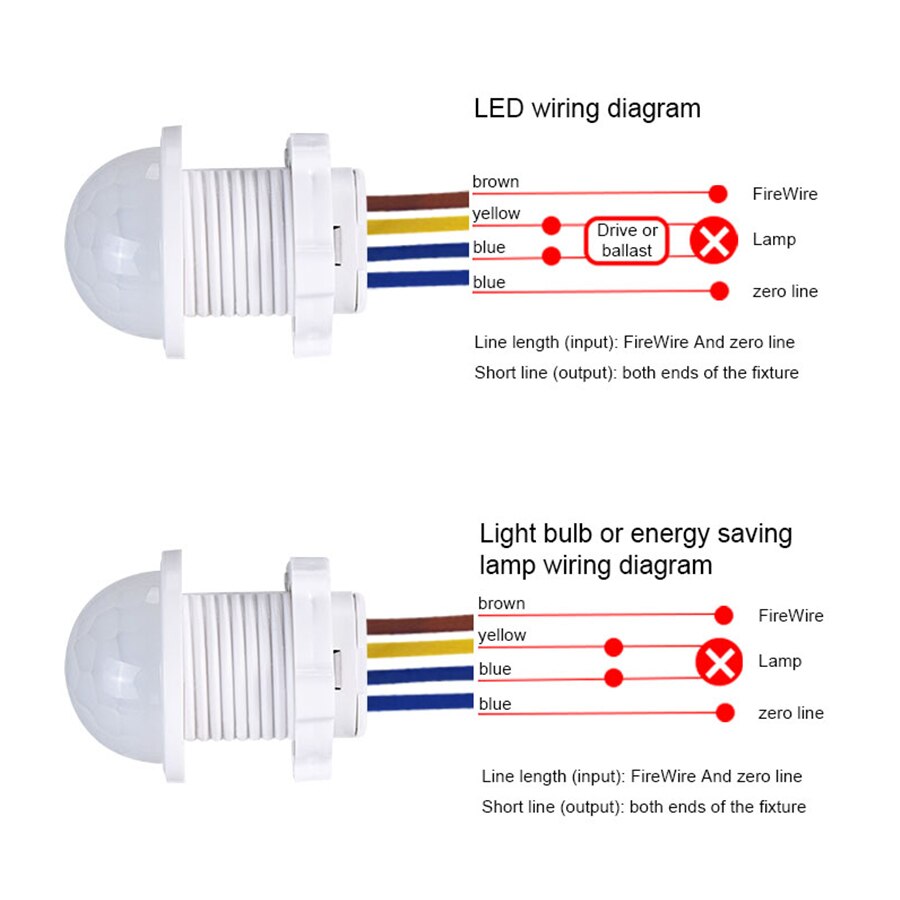PIR Motion Sensor Detector Sma - Outdoor Lighting Switch ulasan dan harga