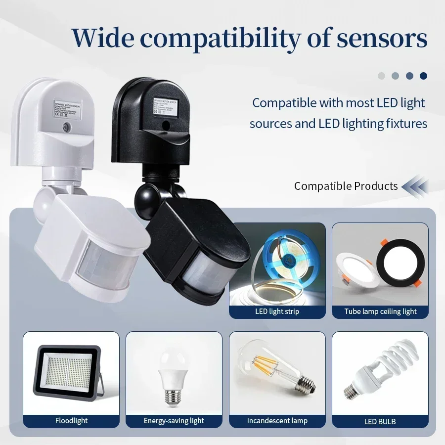 100-240V 12V PIR Motion Sensor - Outdoor Lighting Switch ulasan dan harga