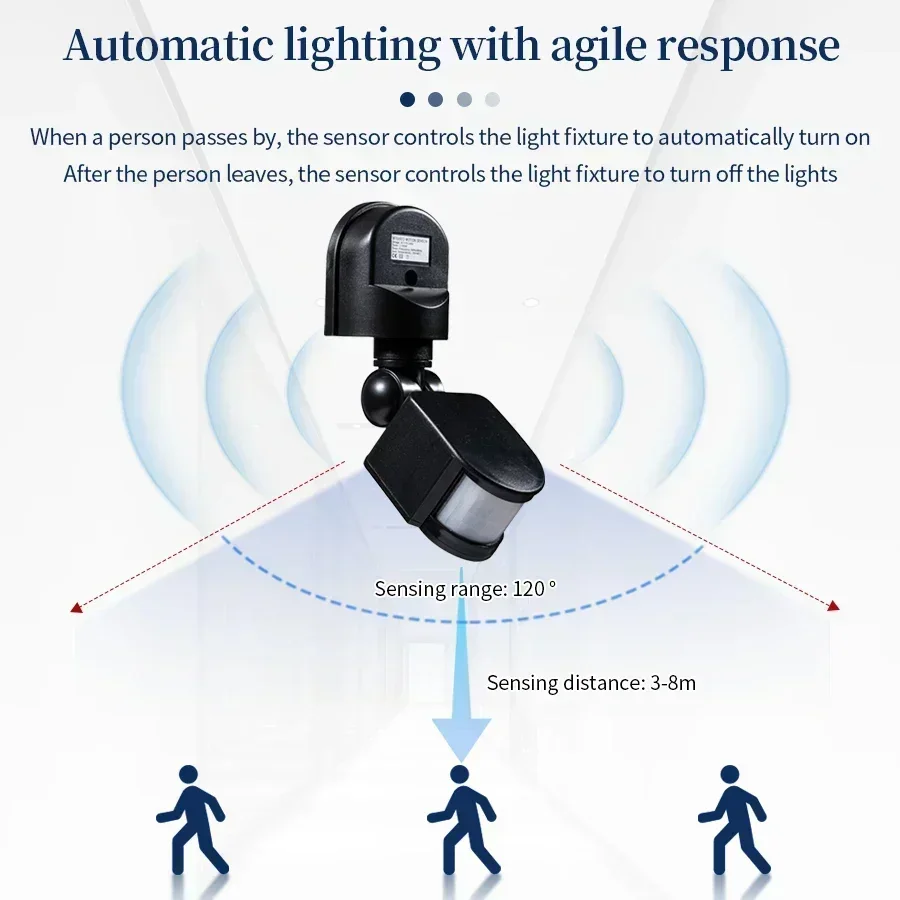 100-240V 12V PIR Motion Sensor - Outdoor Lighting Switch ulasan dan harga