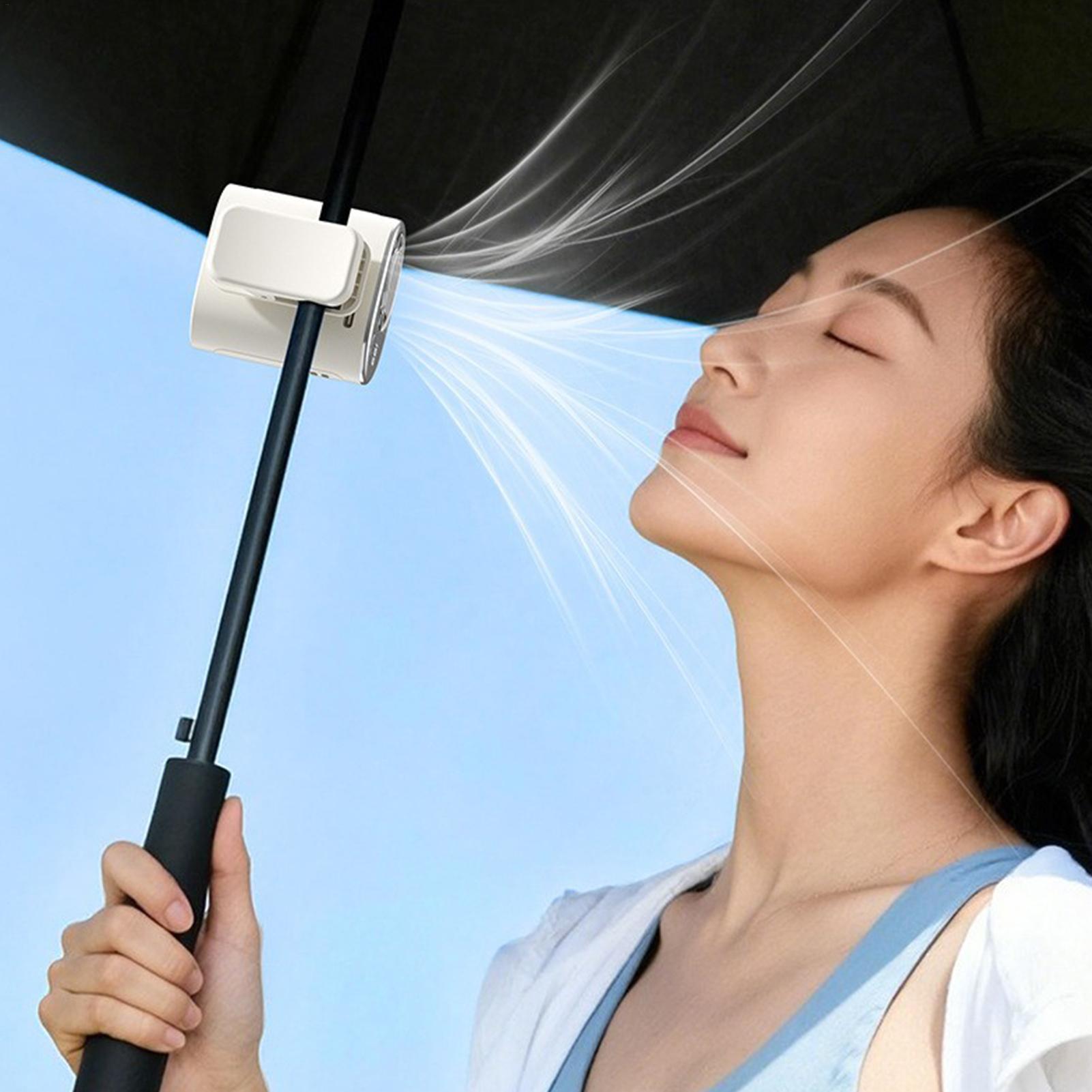 Portable Car Clip Fan Mini Por - Umbrella Led Clip ulasan dan harga
