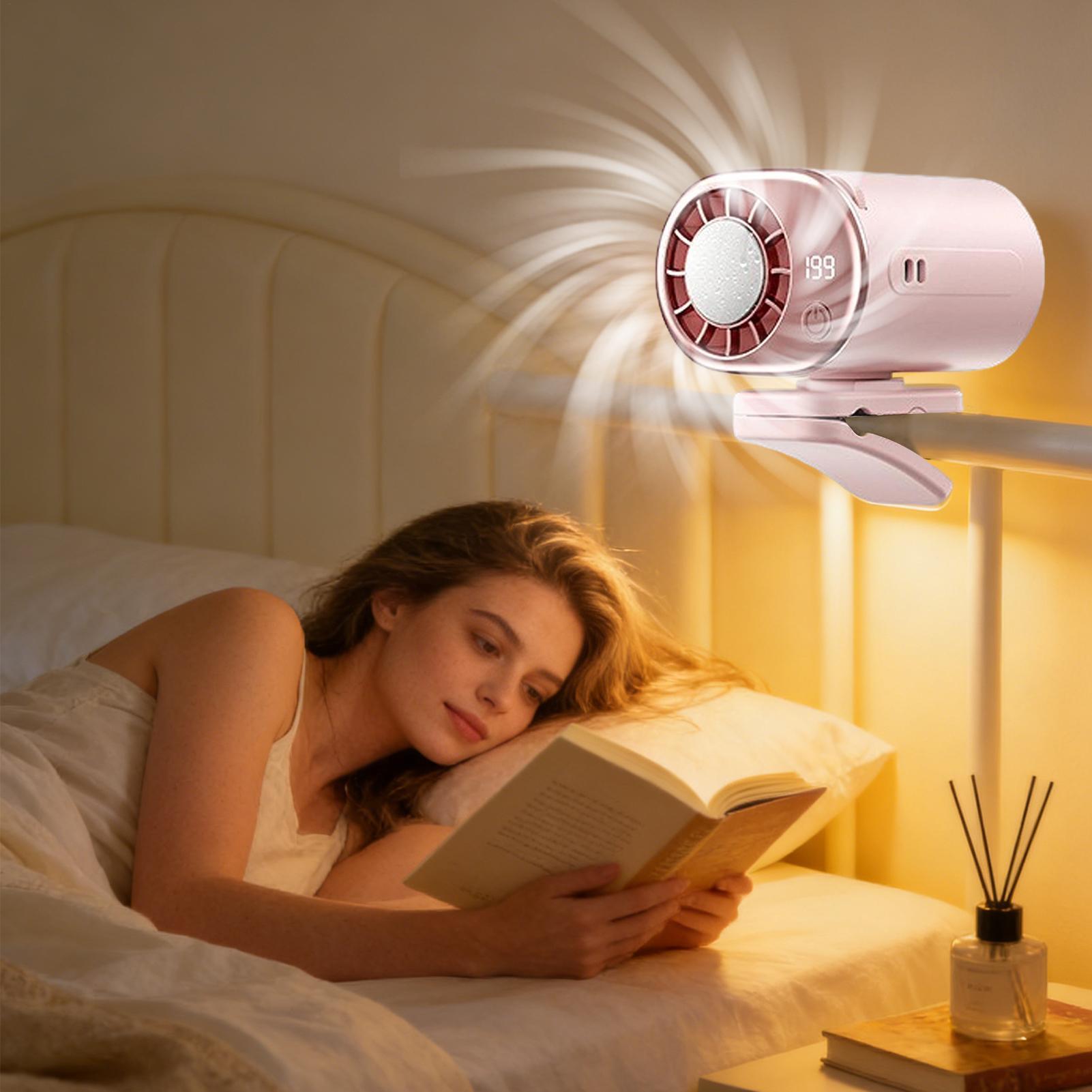 Portable Car Clip Fan Mini Por - Umbrella Led Clip ulasan dan harga