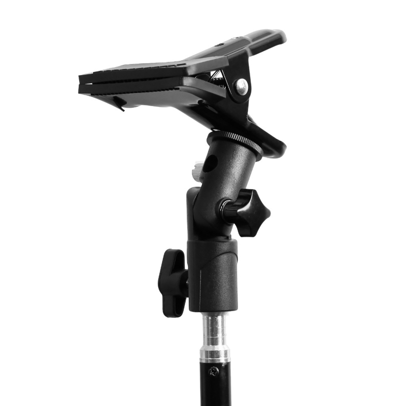 Heavy Duty Metal Clamp Holder  - Umbrella Led Clip ulasan dan harga